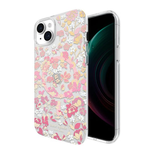 Kate Spade Protective Case for MagSafe iPhone 15 Plus - Flowerbed